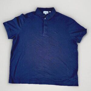 Lacoste PH5522 Mens Polo Shirt Navy Blue Stretch Pique Regular Fit US 3XL